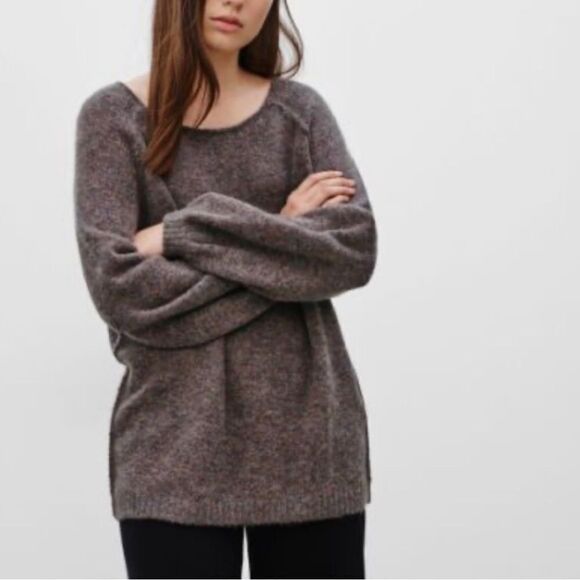 Aritzia Wilfred Chapais Gray Wool Blend Sweater- Size XS - Picture 2 of 8